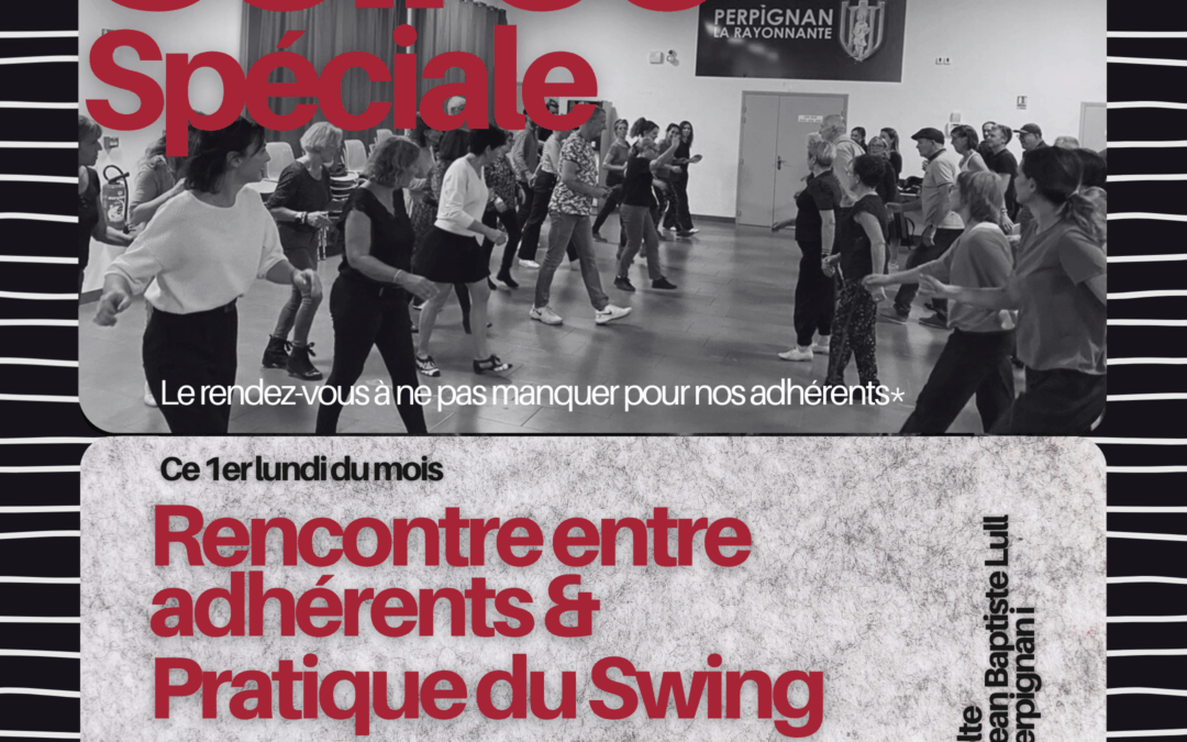 Soirée pratique du mois et rencontre conviviale entre adhérents – on compte sur vous !